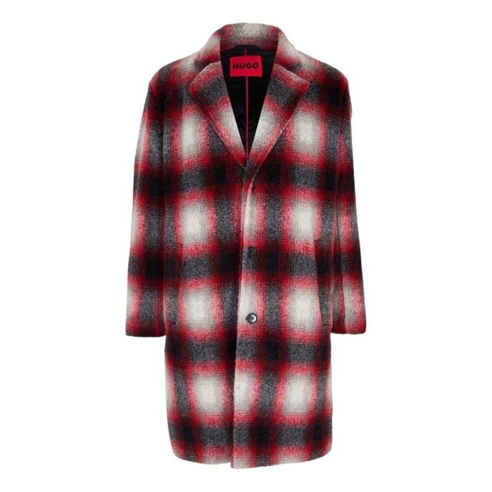 Hugo Womens/Ladies Plaid Coat / Purple Plaid